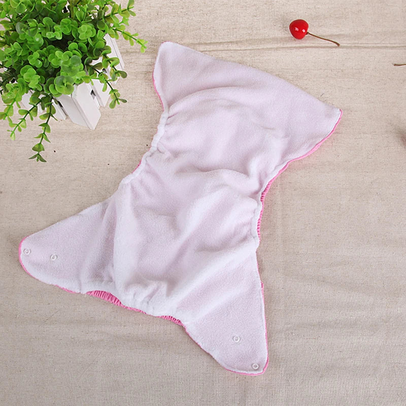 Baby Diapers Washable Reusable Nappies Grid Eco Friendly Cotton Baby Cloth Training Pant Cloth Diaper Adjustable Baby Fraldas