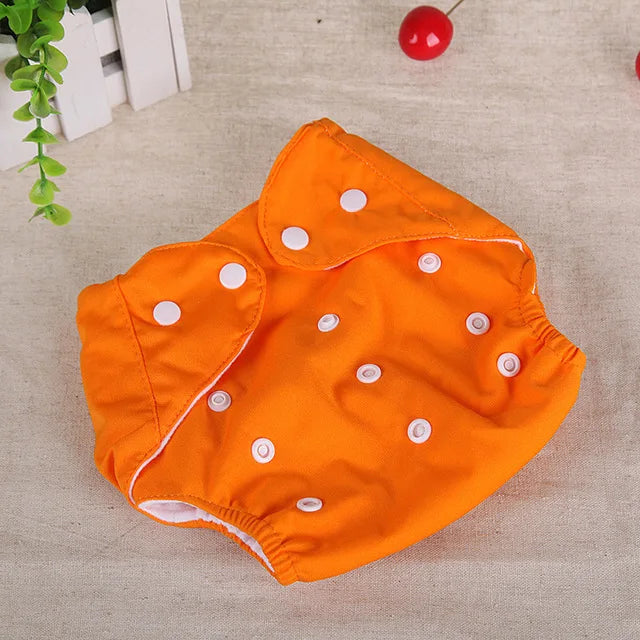 Baby Diapers Washable Reusable Nappies Grid Eco Friendly Cotton Baby Cloth Training Pant Cloth Diaper Adjustable Baby Fraldas