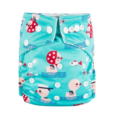 [BABYLAND] 2022 Baby Cloth Diapers Ecological Adjustable Pocket Nappy Fit 3-15kg Baby Washable Reusable Diaper Covers Girls boys