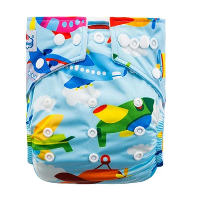 [BABYLAND] 2022 Baby Cloth Diapers Ecological Adjustable Pocket Nappy Fit 3-15kg Baby Washable Reusable Diaper Covers Girls boys