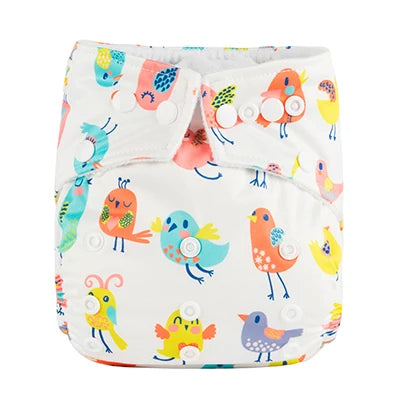 [BABYLAND] 2022 Baby Cloth Diapers Ecological Adjustable Pocket Nappy Fit 3-15kg Baby Washable Reusable Diaper Covers Girls boys