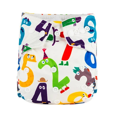 [BABYLAND] 2022 Baby Cloth Diapers Ecological Adjustable Pocket Nappy Fit 3-15kg Baby Washable Reusable Diaper Covers Girls boys