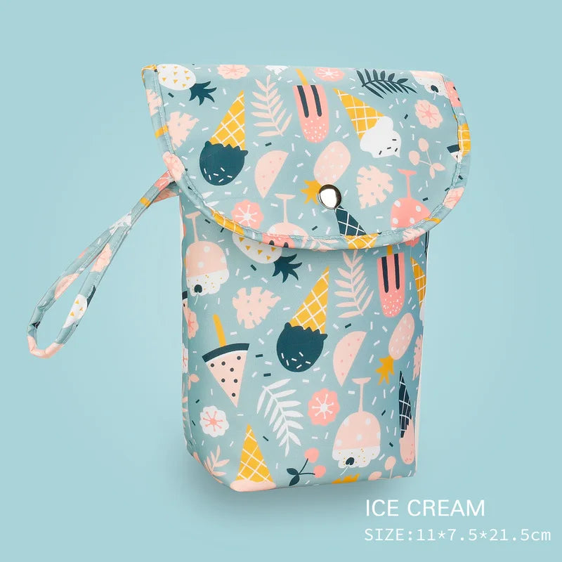 New waterproof and reusable baby diaper bag, baby handbag, large capacity mommy diaper storage bag wholesale