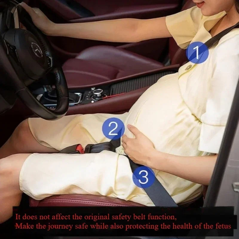 Safety Belt for Pregnant Women To Protect Belly Car Seat Safety for Pregnant Woman Pregnancy Seat Belt Adjuster Auto Accessories