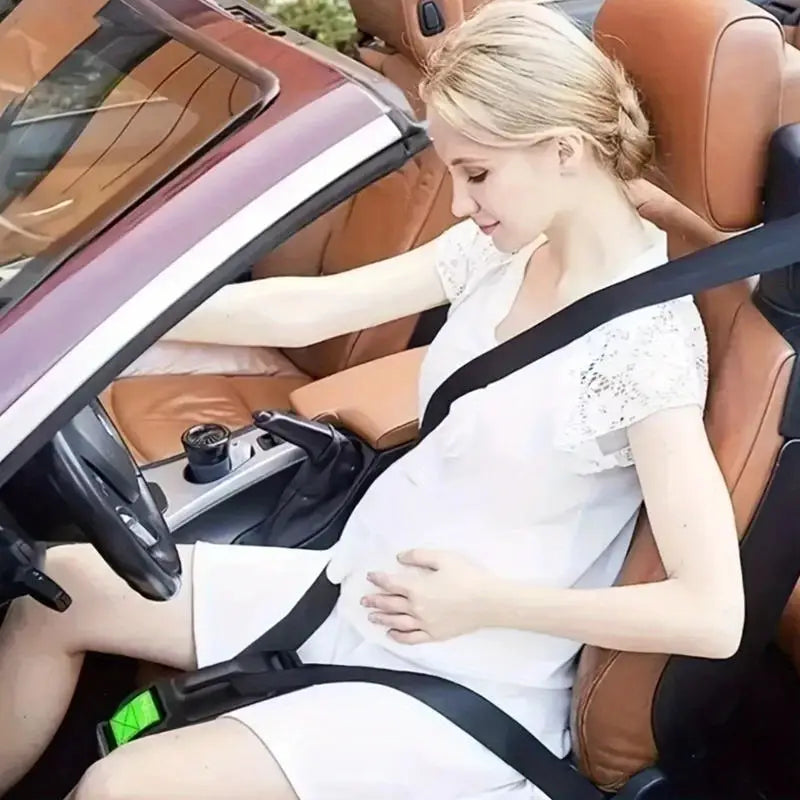 Comfort Safety for Maternity Moms Belly Protect Unborn Baby Pregnant Woman Driving Safe Belt Pregnant Car Seat Belt Adjuster