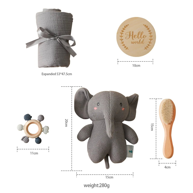 BaBy Accessories Photography Props Newborn Keepsakes Memories Milestone Cards Monthly Blanket Babies Photos Baby Birth Gift Set
