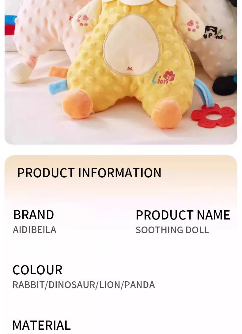Baby Comforter Blanket Plush Stuffed Animal Security Blanket for Babies Soothe Appease Towel Soft Plush Newborn Sleeping Dolls