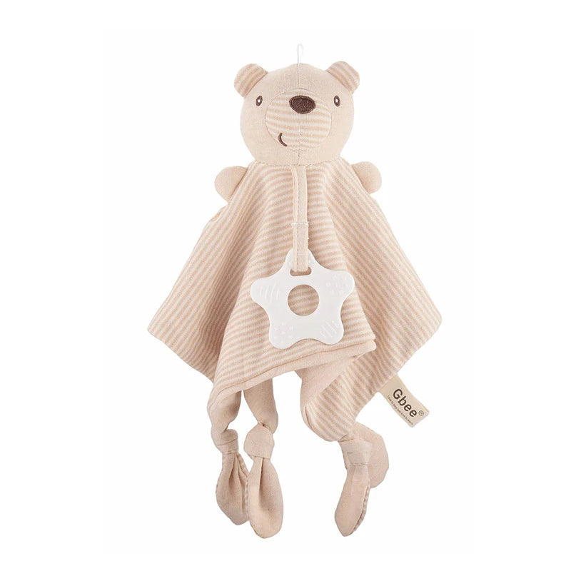Baby Soothing Towel, Baby Water Towel, Dental Gum, Ringing Bell, Newborn Baby Toy, Biteable