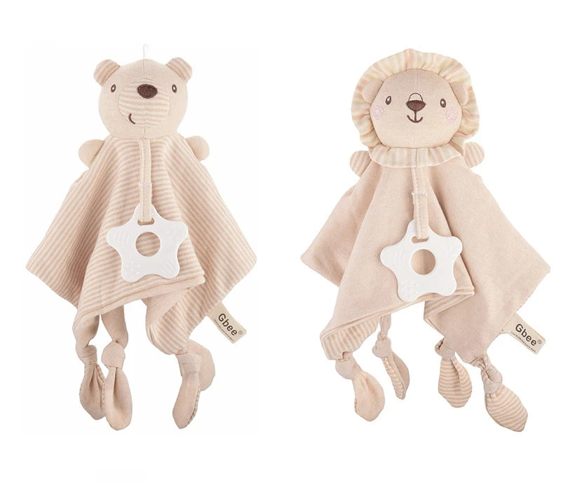 Baby Soothing Towel, Baby Water Towel, Dental Gum, Ringing Bell, Newborn Baby Toy, Biteable