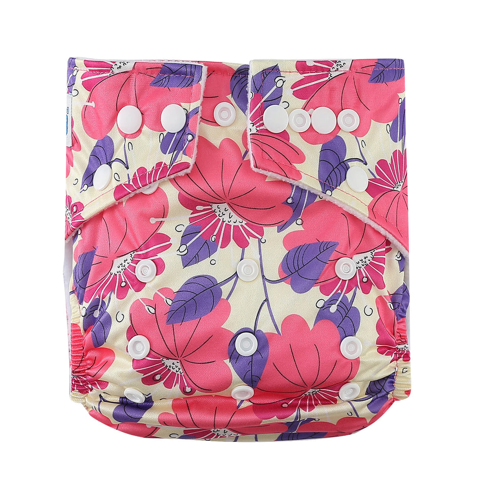 [BABYLAND] 2022 Baby Cloth Diapers Ecological Adjustable Pocket Nappy Fit 3-15kg Baby Washable Reusable Diaper Covers Girls boys