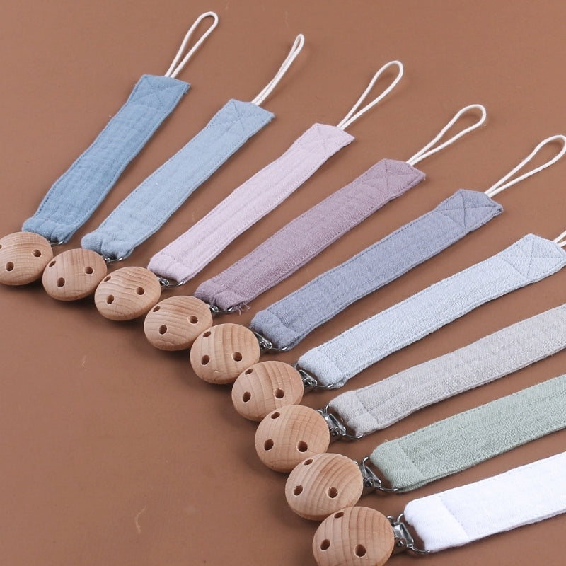 Pacifier Chain for Baby Cotton Pacifier Rope Teether Clip Chew Toy Organizer String Nipple Strap Newborn Teething Gift Dropship