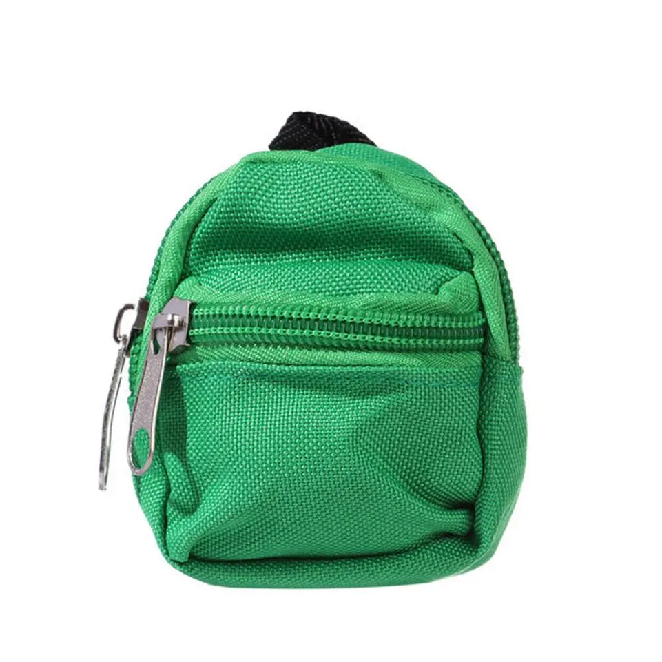 Gifts Dolls Accessories 1/6 BJD Rucksack With Zipper Kids Gifts BJD Doll Schoolbag Doll Backpack Doll Bag Miniature Doll Bag
