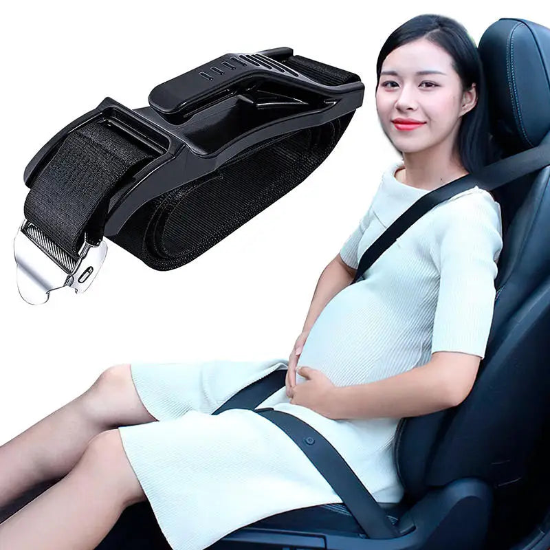 Comfort Safety for Maternity Moms Belly Protect Unborn Baby Pregnant Woman Driving Safe Belt Pregnant Car Seat Belt Adjuster
