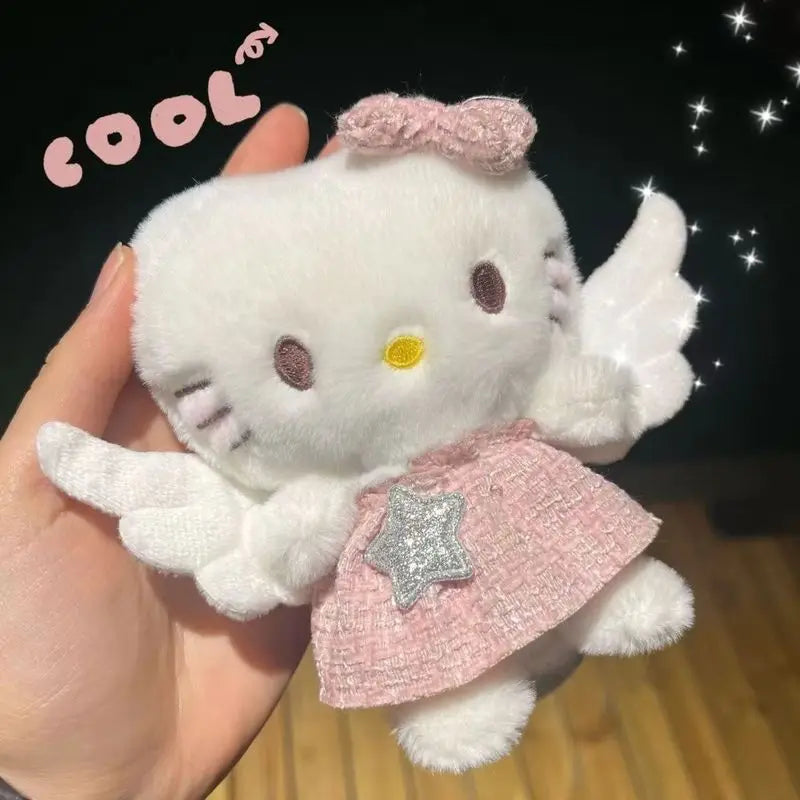 Hello kitty Keychain Toys Anime Peripherals Cute Girls Pendant Cartoon Women Bag Decoration Serie Gift Children Birthday Gifts
