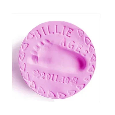 Baby Birth Souvenirs Hand Footprint Makers Handprint Fingerprint Inkpad Casting DIY Clay Toys for Kids Newborn Souvenir Gifts
