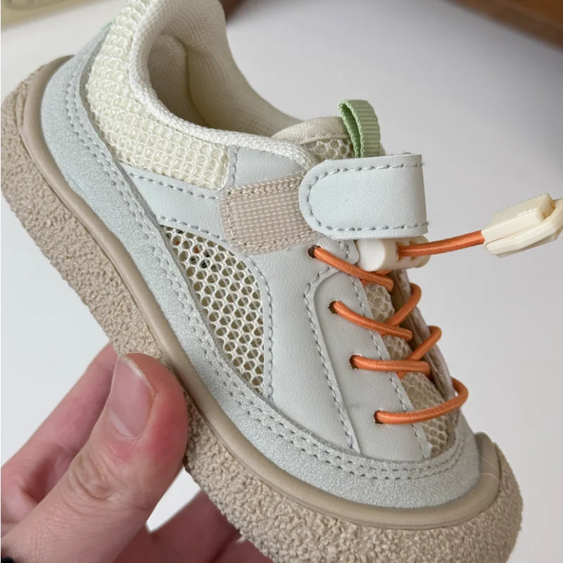 Baby Shoes 2025 Spring Autumn New Fashionable Lightweight Casual Shoes Boys Girls Outdoor Baotou Mountaineering Shoes