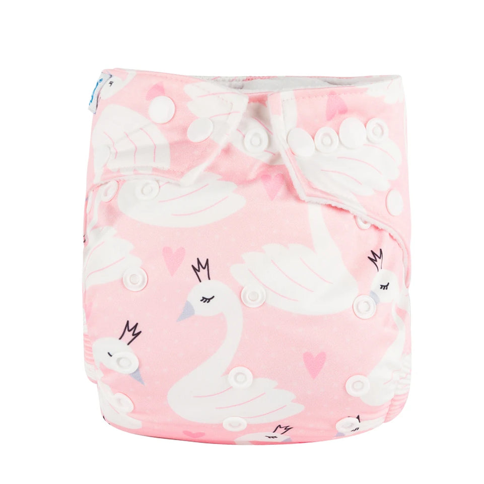 [BABYLAND] 2022 Baby Cloth Diapers Ecological Adjustable Pocket Nappy Fit 3-15kg Baby Washable Reusable Diaper Covers Girls boys