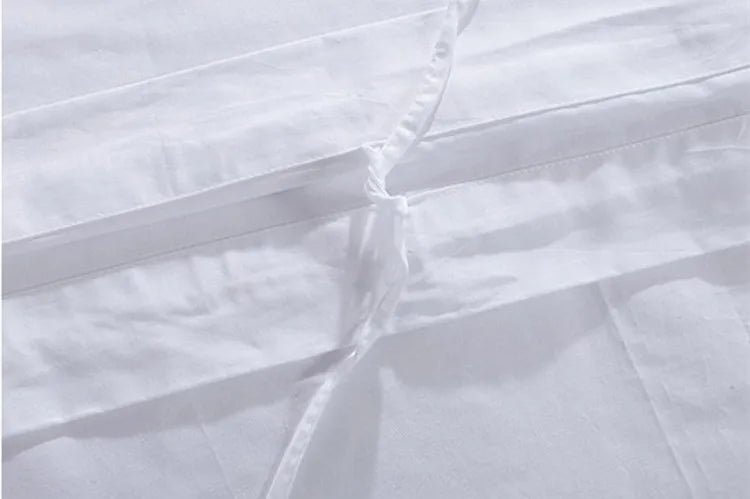 Pure Cotton White Bed eet Cover Protector Single Double Person Hotel Guest House Hospital Beau Bedding Supplies