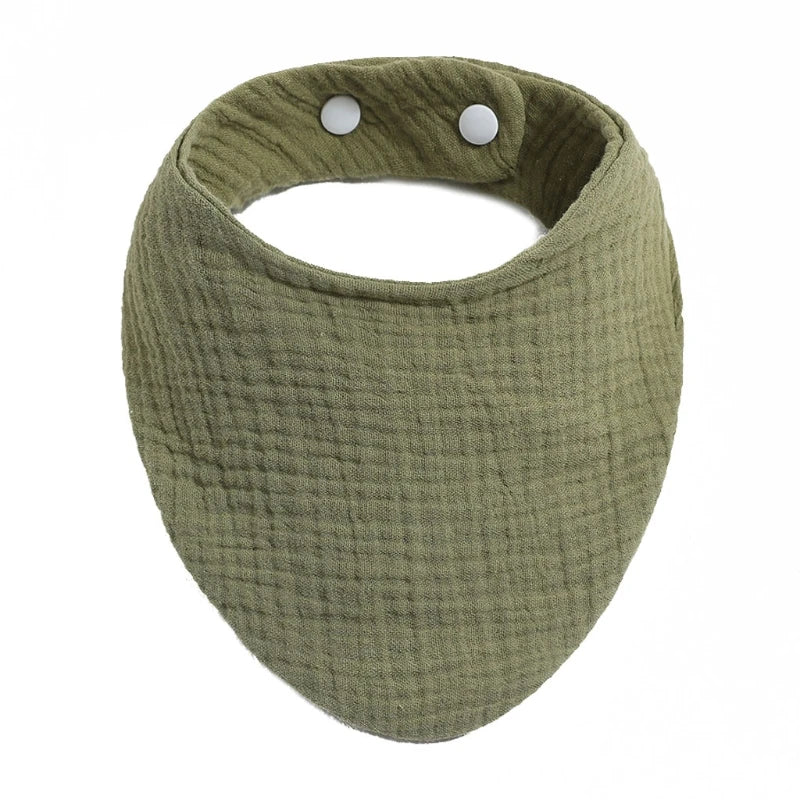 Baby Infants Feeding Bibs Soft Cotton Bandana Saliva Towel Toddler for Triangle Drool Scarf Newborn Burp Cloth