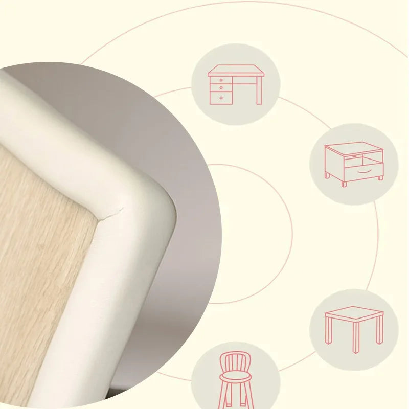 Baby Safety Table Corner Protector Tape Set Home Furniture Protector Table Guards Cover Soft Edge Corners Toddle Infant Care