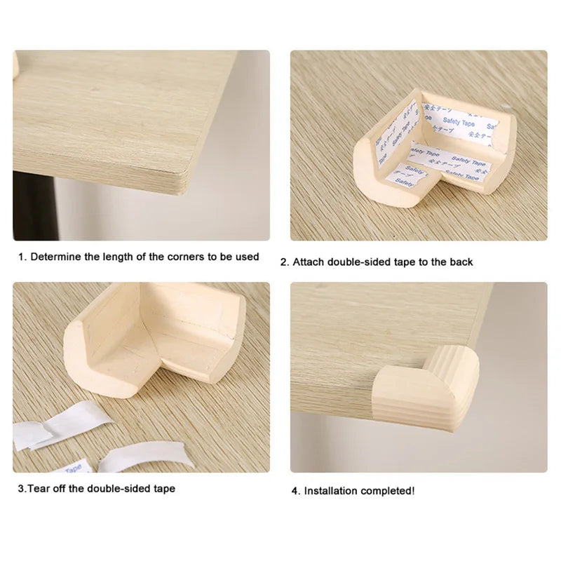 Baby Safety Table Corner Protector Tape Set Home Furniture Protector Table Guards Cover Soft Edge Corners Toddle Infant Care