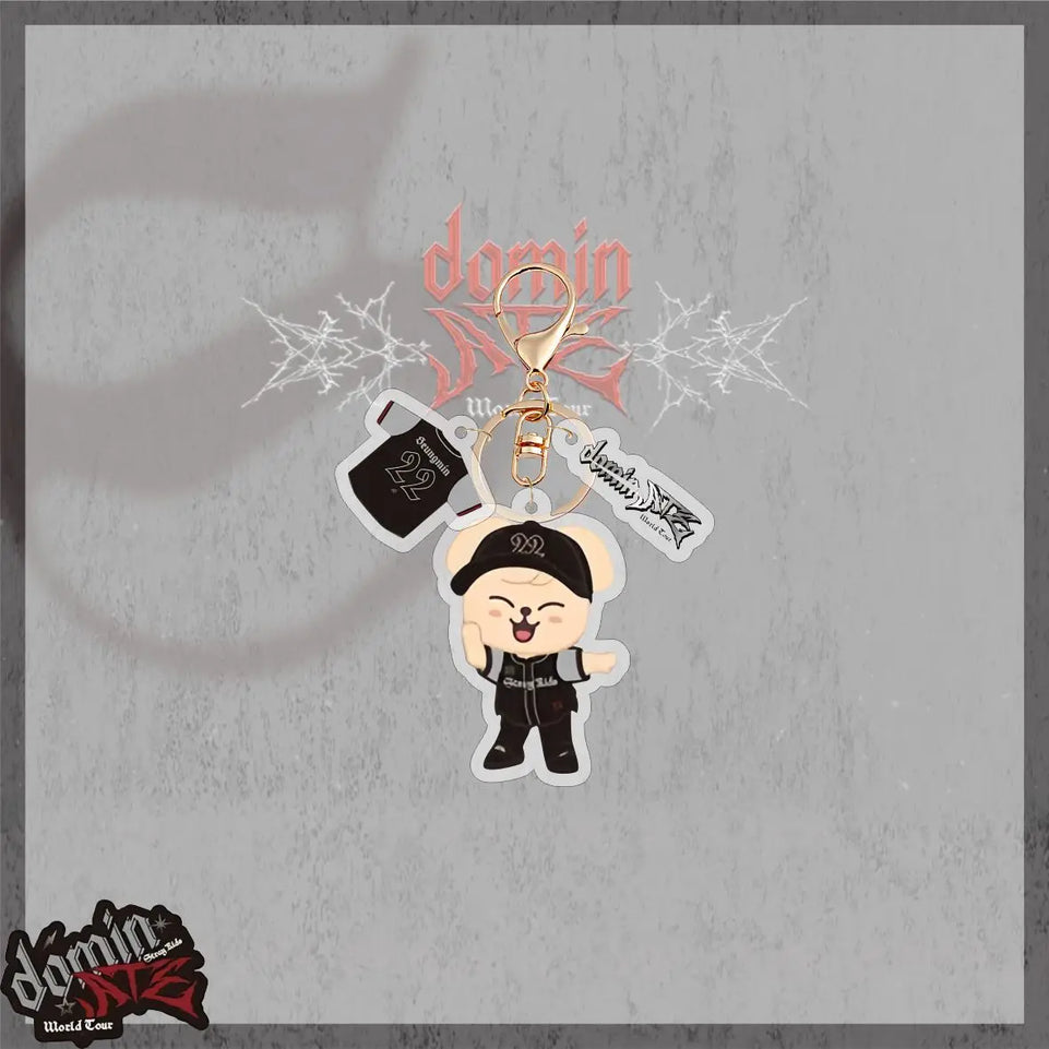 Stray Kids New Acrylic Keychain SKZOO Cartoon ATE, Bag Pendant Accessories Jewelry Star Peripherals