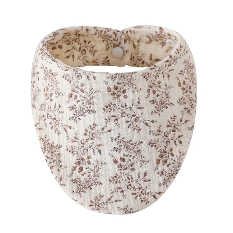 Baby Infants Feeding Bibs Soft Cotton Bandana Saliva Towel Toddler for Triangle Drool Scarf Newborn Burp Cloth