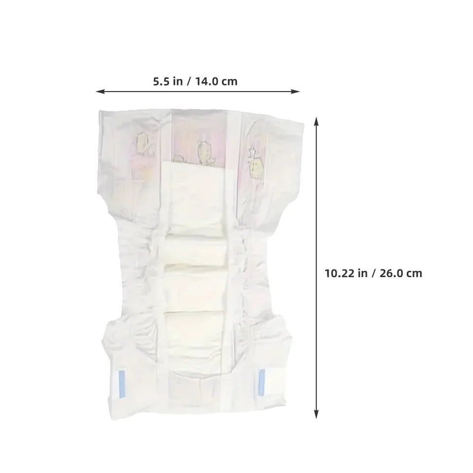 10 Pcs Diaper Toy Diapers for Baby Accessories Nappies Decor Decorative Toys