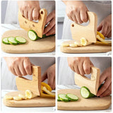 Wooden Kids Knife Cooking Toys Simulation Knives Cutting Fruit Vegetable Children Kitchen Pretend Play Toy Montessori Education