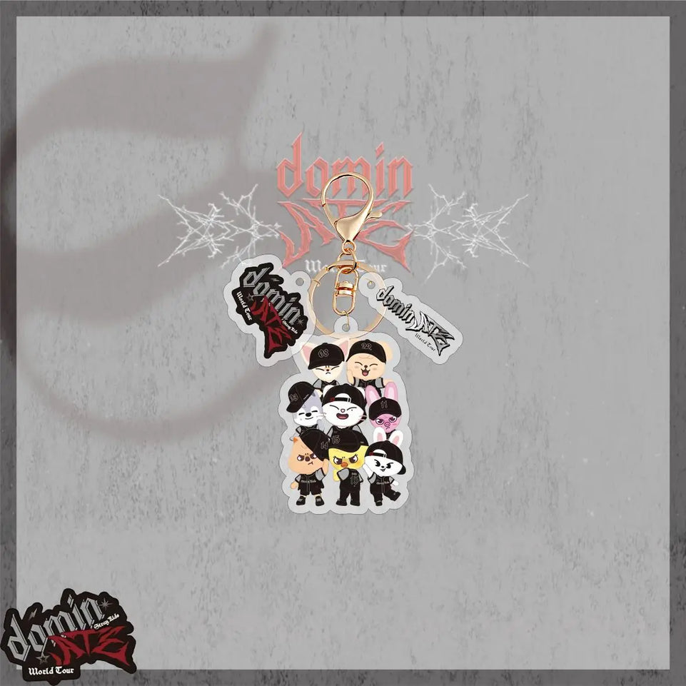 Stray Kids New Acrylic Keychain SKZOO Cartoon ATE, Bag Pendant Accessories Jewelry Star Peripherals