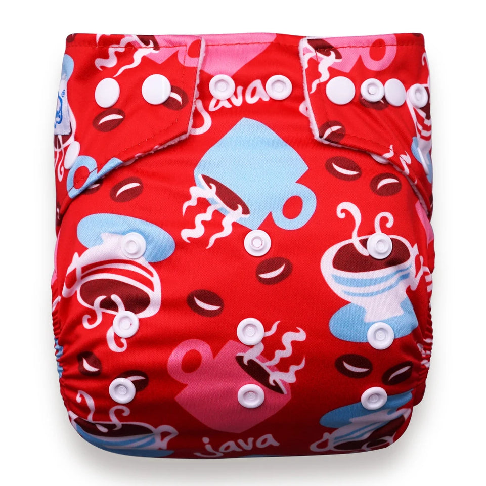 [BABYLAND] 2022 Baby Cloth Diapers Ecological Adjustable Pocket Nappy Fit 3-15kg Baby Washable Reusable Diaper Covers Girls boys