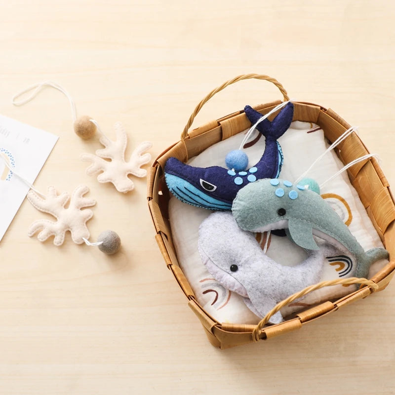 Baby Crochet Rattle Toys Rabbit Teether Toys Pacifier Chain Pendant Play Activity Gym Hanging Toys For Newborn Teething Toys