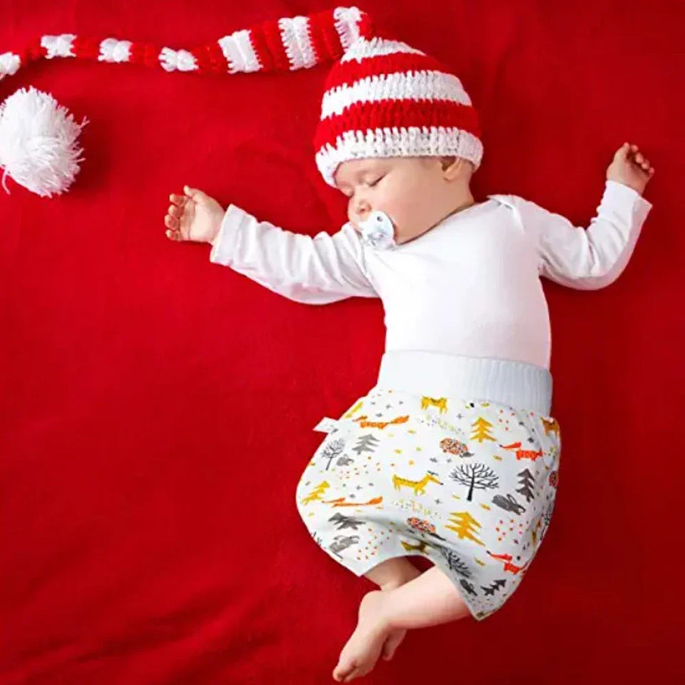 Baby Waterproof Clothes Diaper Skirt for Potty Training Baby Comfy Diaper Training Skirts for Boys and Girls Night Time Sleeping