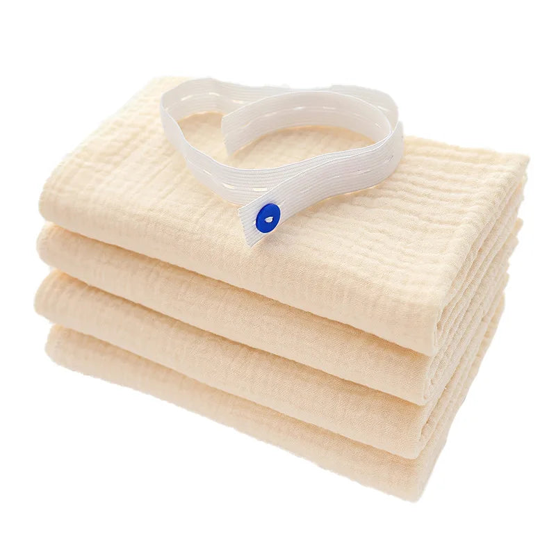 10pc/pack Baby Diapers 100% Cotton Resuable Washable Cloth Diaper Cover for Newborn Nappy Absorbent Gauze Baby Items