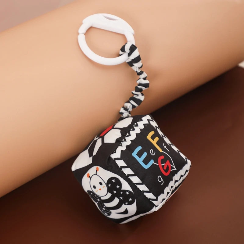 Baby Crochet Rattle Toys Rabbit Teether Toys Pacifier Chain Pendant Play Activity Gym Hanging Toys For Newborn Teething Toys