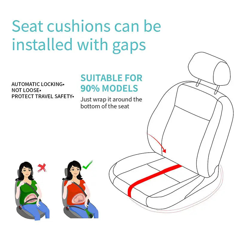 Comfort Safety for Maternity Moms Belly Protect Unborn Baby Pregnant Woman Driving Safe Belt Pregnant Car Seat Belt Adjuster