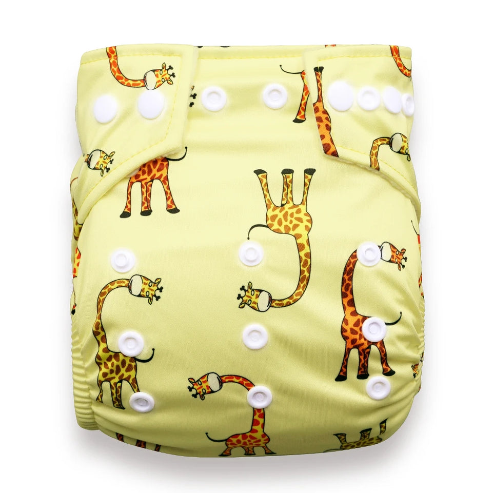 [BABYLAND] 2022 Baby Cloth Diapers Ecological Adjustable Pocket Nappy Fit 3-15kg Baby Washable Reusable Diaper Covers Girls boys