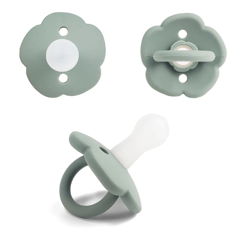 Baby pacifier super soft anti-flatulence, 0-3 to 6 months old imitation breast milk newborn baby sleep artifact