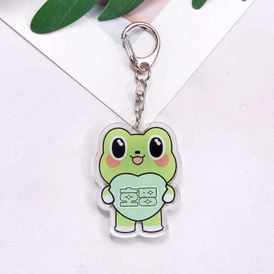 Kpop Stray Kids Acrylic Car Keychain Accessories Creative Funny Kawaii Trendy Bag Charm Backpack Pendant Keyring Gifts For Fans