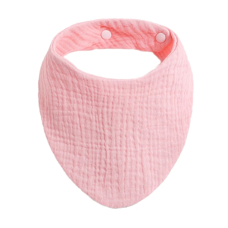 Baby Infants Feeding Bibs Soft Cotton Bandana Saliva Towel Toddler for Triangle Drool Scarf Newborn Burp Cloth