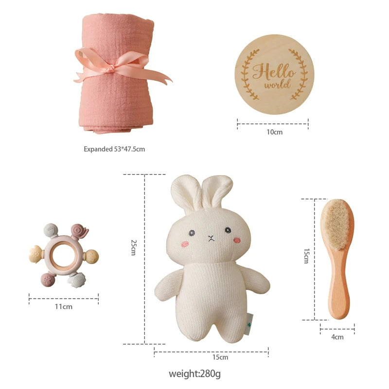 BaBy Accessories Photography Props Newborn Keepsakes Memories Milestone Cards Monthly Blanket Babies Photos Baby Birth Gift Set