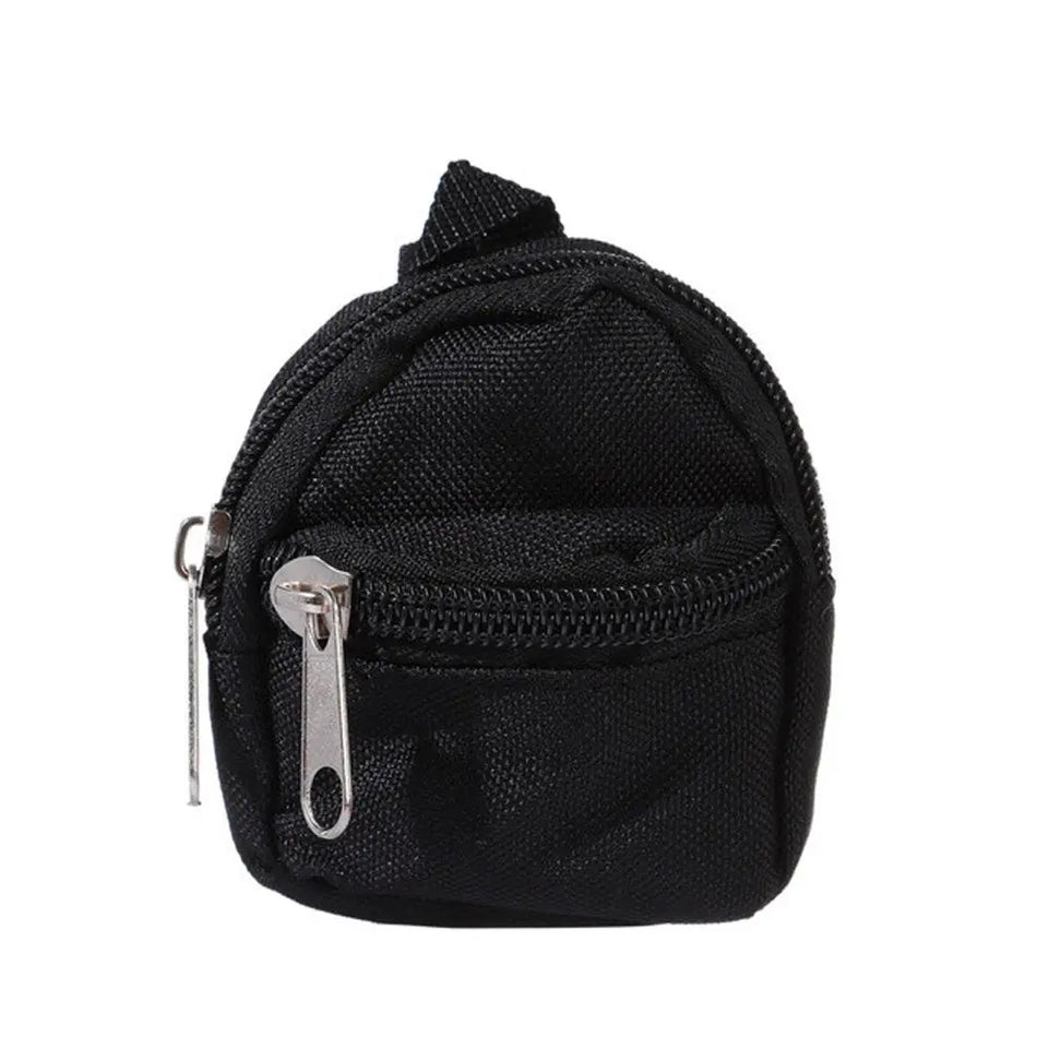 Gifts Dolls Accessories 1/6 BJD Rucksack With Zipper Kids Gifts BJD Doll Schoolbag Doll Backpack Doll Bag Miniature Doll Bag