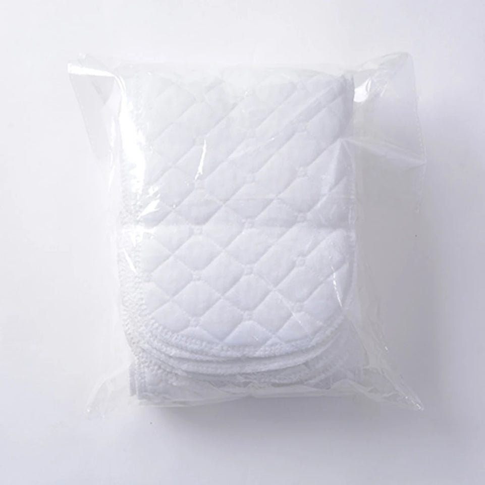 New 10PCS/Set Baby Reusable Diaper Washable Ecological Cotton Diapers 3Layers Cloth Nappies for Children Breathable Absorbent