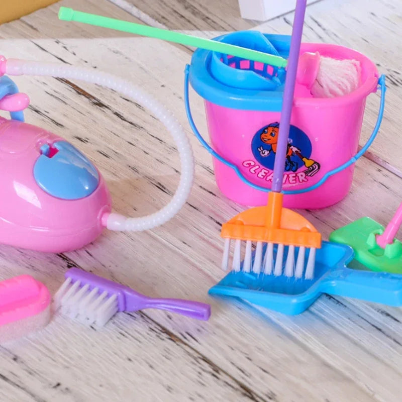 Kawaii Doll Accessories Food Clean Study Tool Mini Item Toys Cute Miniature for Dollhouses,Color random