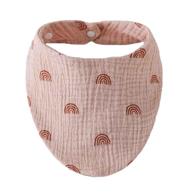 Baby Infants Feeding Bibs Soft Cotton Bandana Saliva Towel Toddler for Triangle Drool Scarf Newborn Burp Cloth