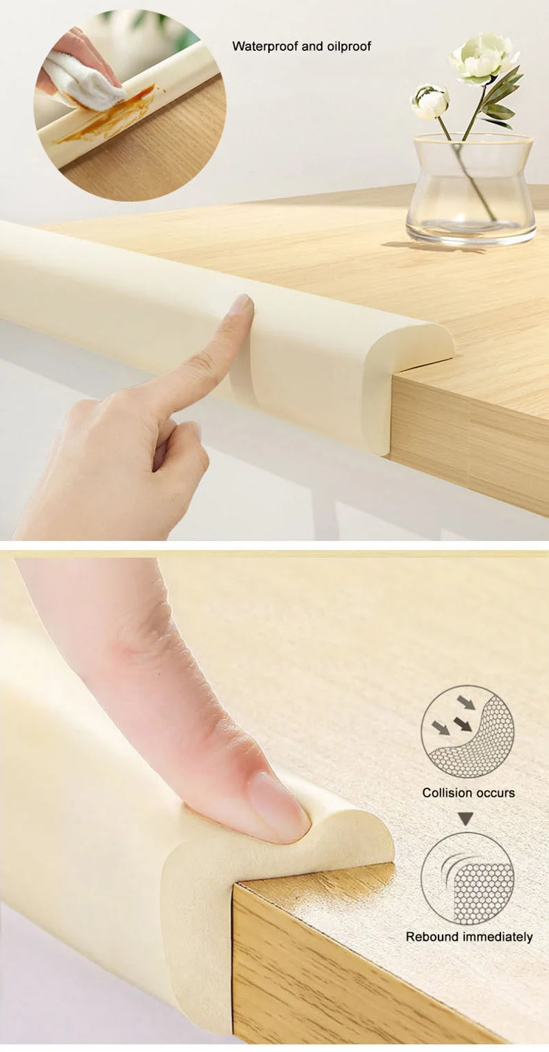 Baby Safety Table Corner Protector Tape Set Home Furniture Protector Table Guards Cover Soft Edge Corners Toddle Infant Care