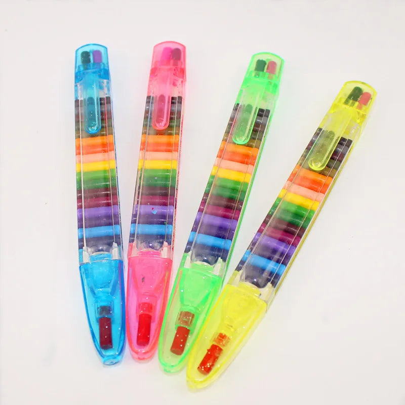 Colorful Painting Toys 20 Colors Wax Crayon Baby Souvenirs Wedding Gifts for Guests Kids Back To School Present Party Favors