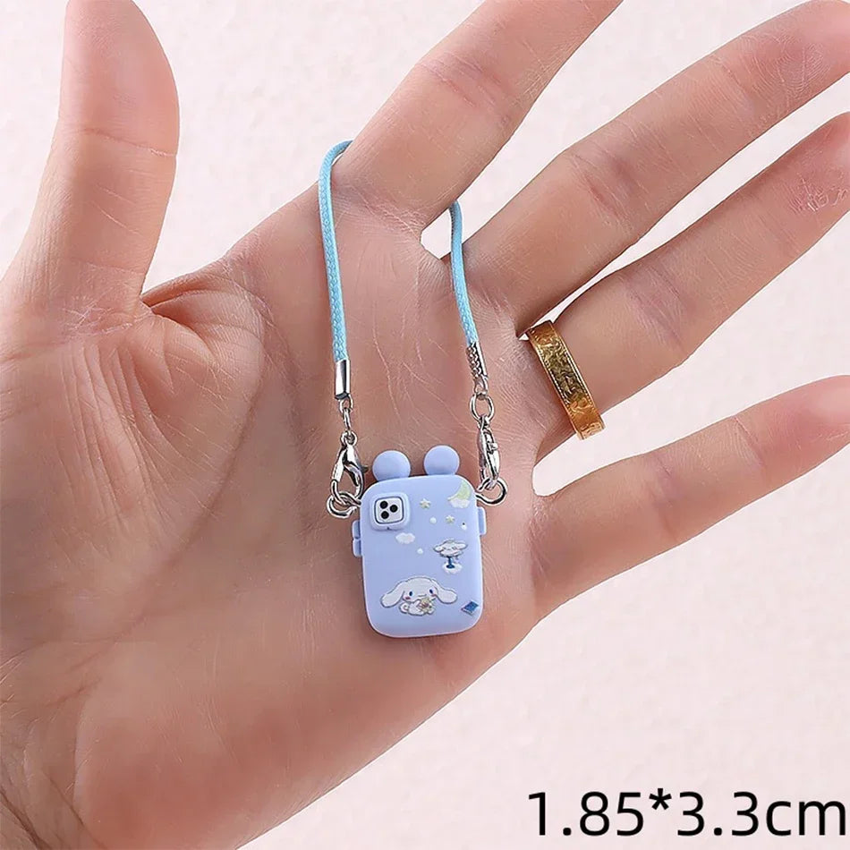 For Labubu Accessories For Crybaby Accessories Cartoon style camera phone Bag Plush Doll Accessories Pendant Fan Birthday Gift