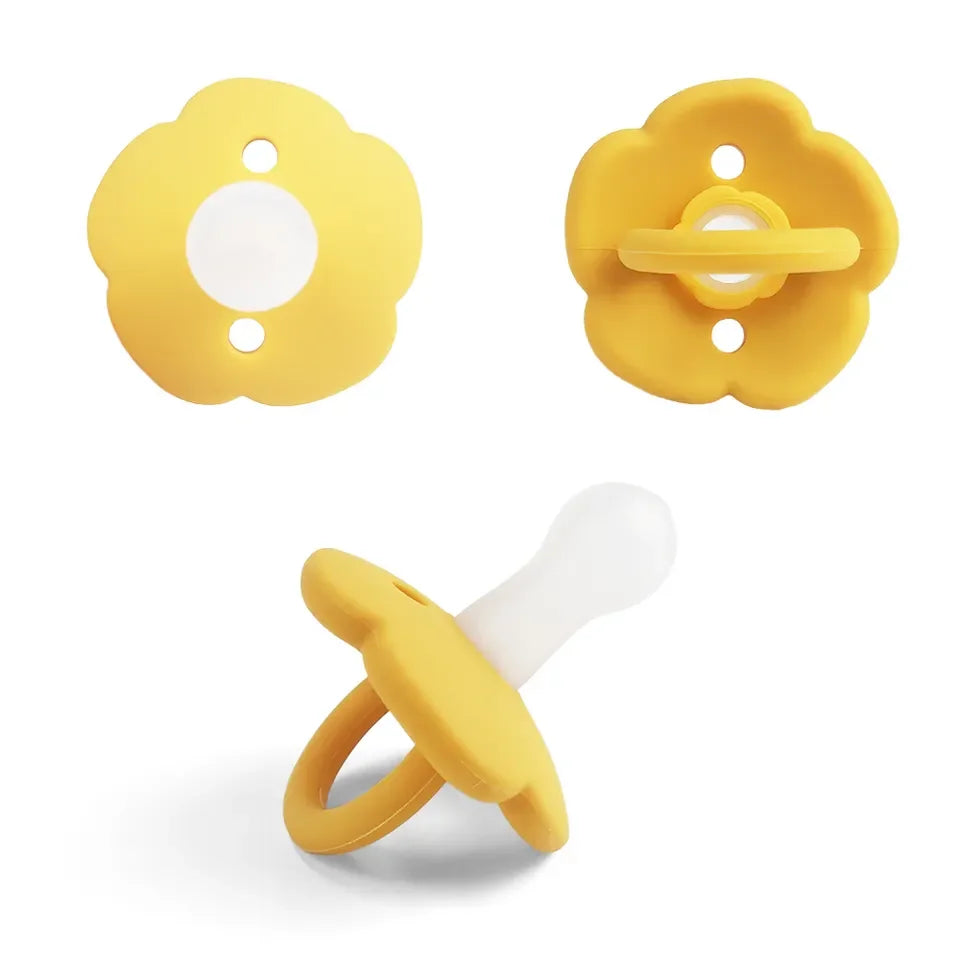 Baby pacifier super soft anti-flatulence, 0-3 to 6 months old imitation breast milk newborn baby sleep artifact