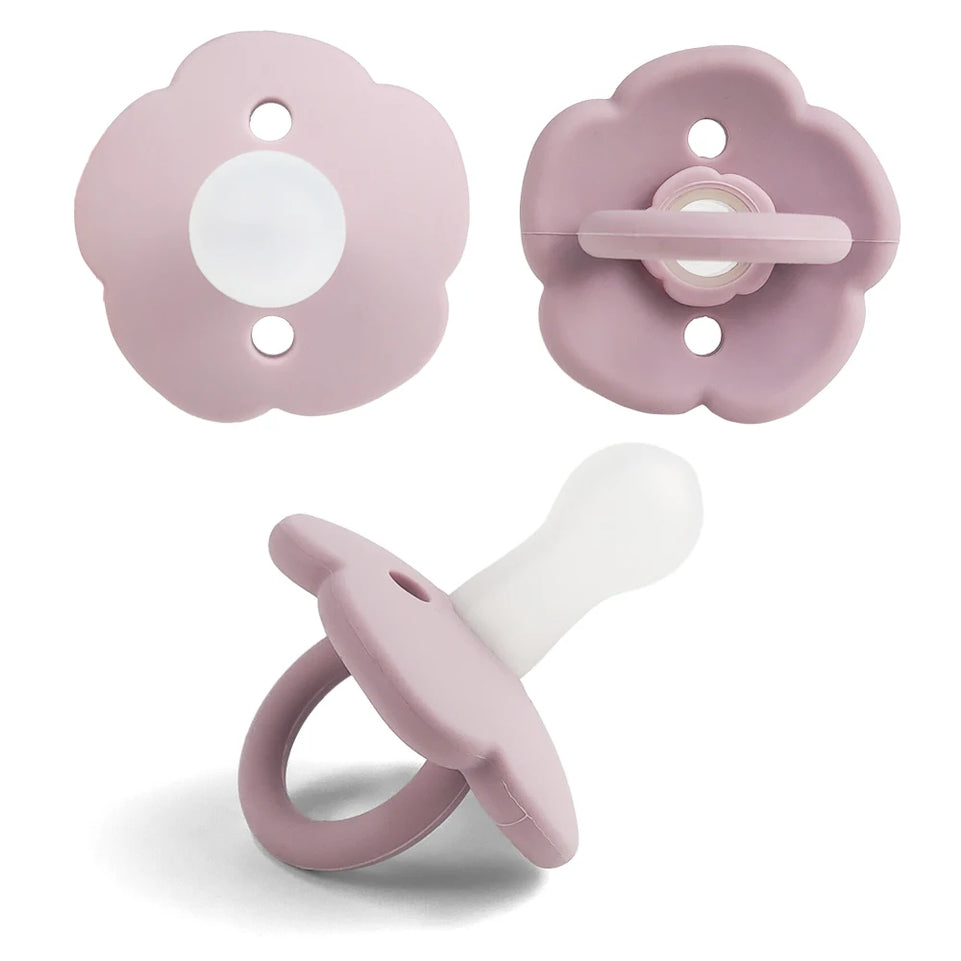 Baby pacifier super soft anti-flatulence, 0-3 to 6 months old imitation breast milk newborn baby sleep artifact